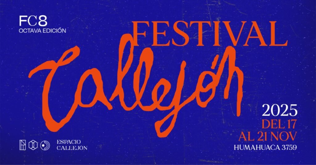 Del 17 al 21 de noviembre llega la 8va. edición del Festival Callejón en la sala de Almagro